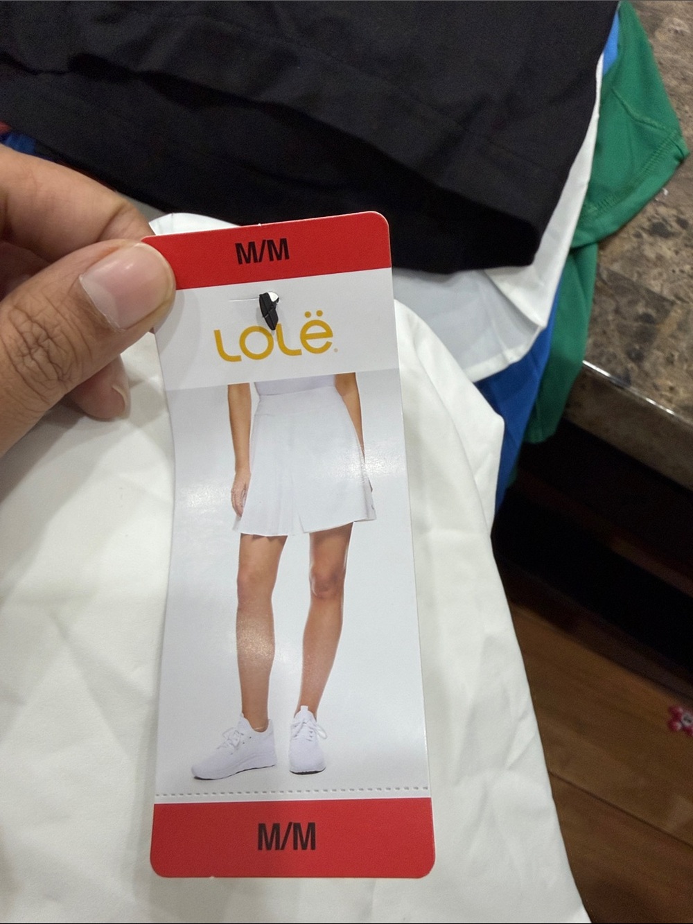 Women's White Athletic Shorts - M